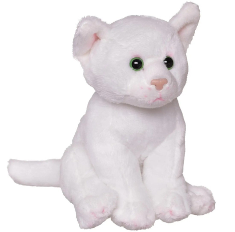 Кошечка белая, 15 см