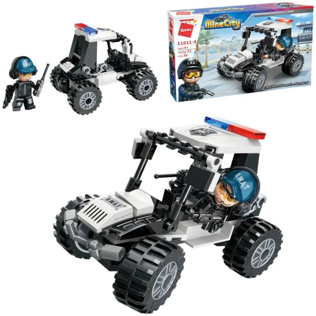 Конструктор Полицейский на внедорожнике, 98 дет