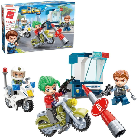 Конструктор Полицейские истории: блокпост, 98 дет