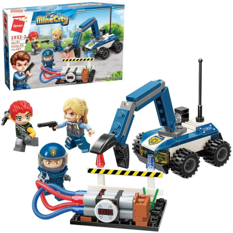 Конструктор Полицейские истории: разминирование, 107 дет