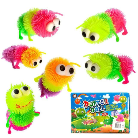 Игрушка-антистресс Мялка Муравей, световые эффекты, в дисплее 16 шт.