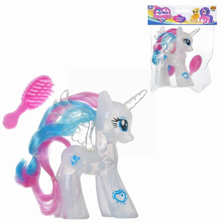 Игровой набор Пони-единорог белая с подсветкой