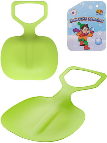 Ледянка Зимние забавы (ширина сиденья 35 см), зеленая