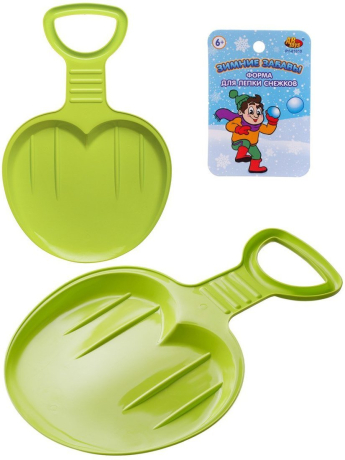 Ледянка Зимние забавы (ширина сиденья 34 см), зеленая