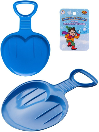 Ледянка Зимние забавы (ширина сиденья 34 см), синяя