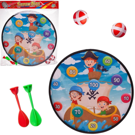 Дартс Озорные пираты с дротиками и шариками