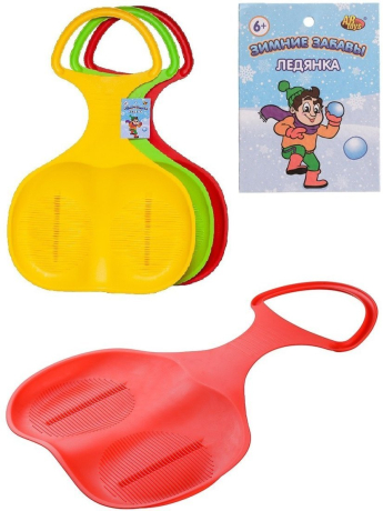 Ледянка Зимние забавы (ширина сиденья 37 см), в ассорт.