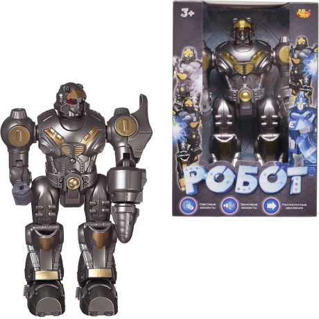 Робот Антрацит, с эффектами, на батарейках