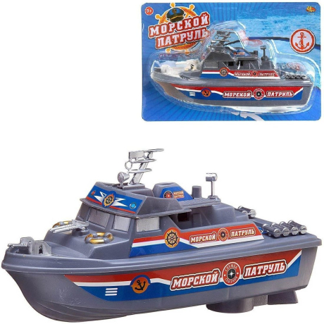 Катер Морской патруль эл/мех, серый