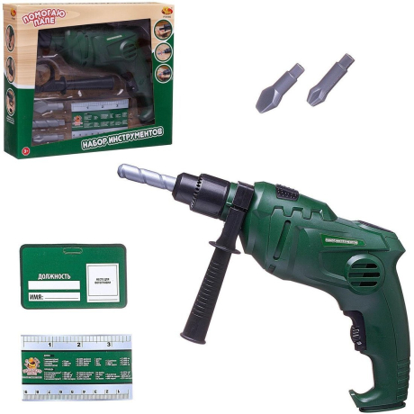 Игровой набор Инструменты с дрелью, 5 предметов
