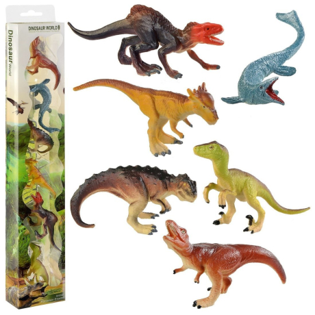 Игровой набор Фигурки динозавров, 6 штук