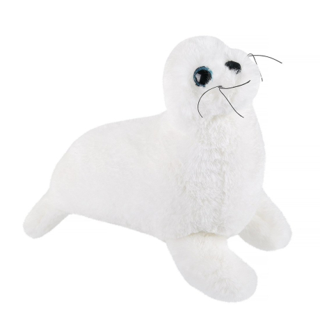 Тюлень белый гренландский 30 см