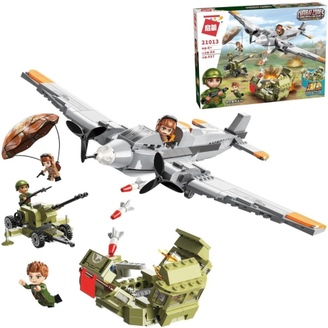 Конструктор Вражеский воздушный налет, 557 деталей