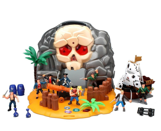 Игровой пиратский набор Остров черепа