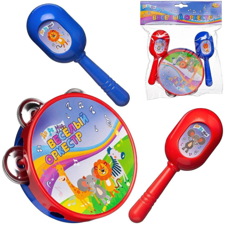 Игровой набор Весёлый оркестр (бубен и маракасы)