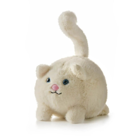 Мягкая игрушка Кошка белая Ундина, 18 см