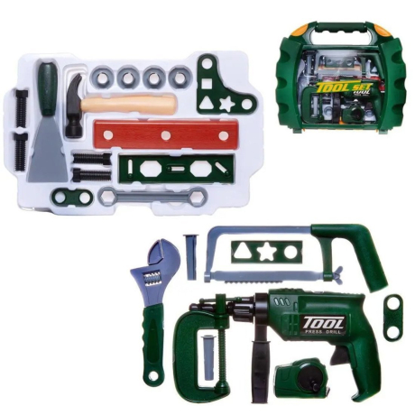 Игровой набор Инструменты в чемодане, 22 предмета