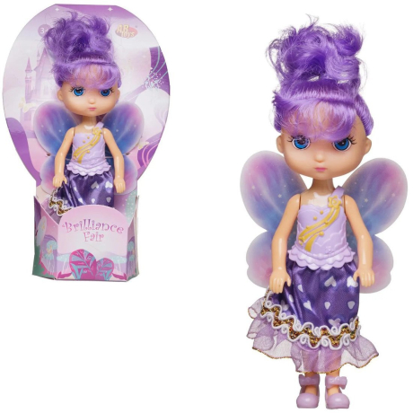 Кукла Феечка 16, 5 см в сиреневом платье