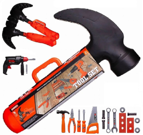 Игровой набор Гигантский молоток с инструментами