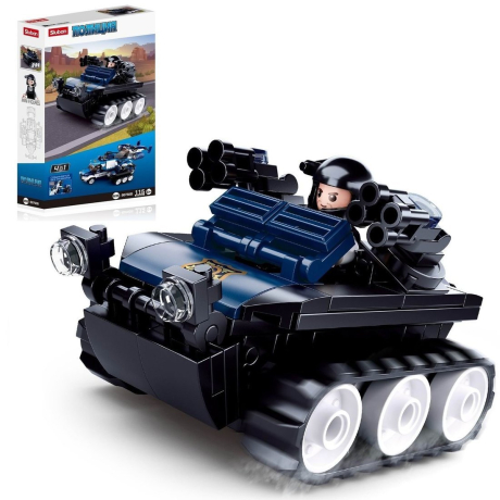 Конструктор Полицейский вездеход, 115 деталей