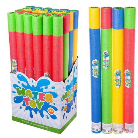 Пистолет водяной пенопластовый 60х5 см, в ассорт.