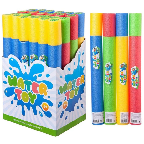 Пистолет водяной пенопластовый 45х5 см, в ассорт.