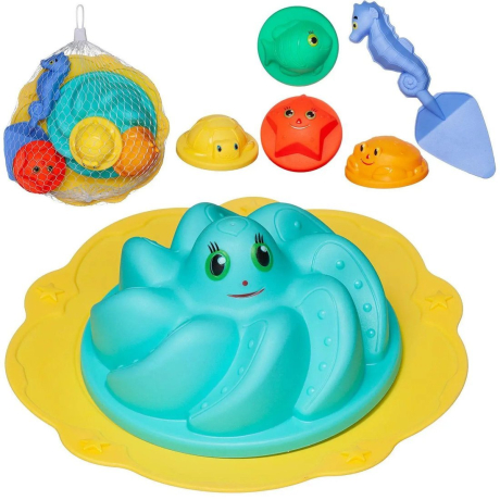 Набор песочный Лучик, 7 предметов