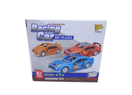 Пазл 3D Гоночная машина, в ассорт.