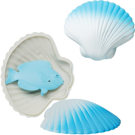 Игрушка-сюрприз Ракушка, растущая в воде, голубая