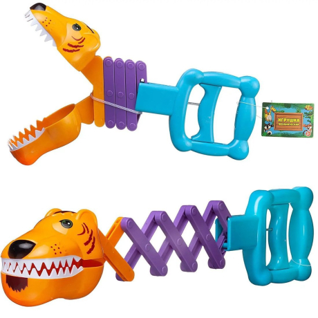 Игрушка Зубастики Грозный тигр, выдвижная 28 см