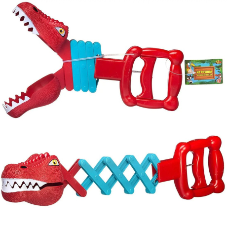 Игрушка Зубастики Свирепый динозавр, выдвижная 28 см
