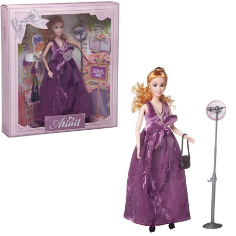 Кукла Atinil Звезда эстрады, 28 см, в длинном платье