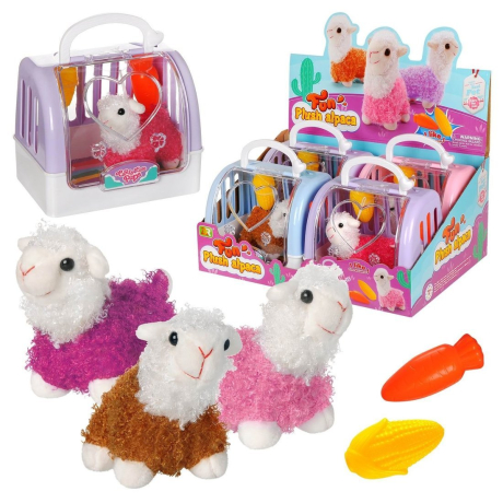 Игрушка Лама в переноске, в ассорт.