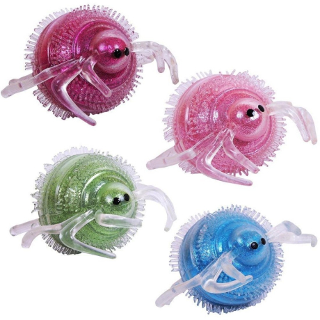 Паук блестящий 8 см, в ассорт.