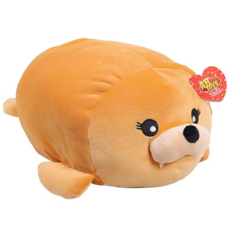 Морж коричневый, 45 см, мягкая игрушка, supersoft
