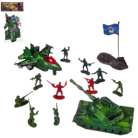 Игровой набор Боевая сила Танк и истребитель с аксессуарами