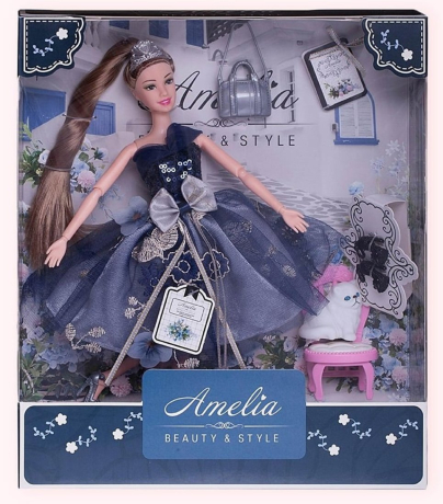 Кукла-модель Вечерний раут, с аксессуарами, 30 см