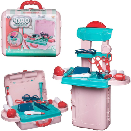Набор Юный доктор в чемоданчике, 3 в1