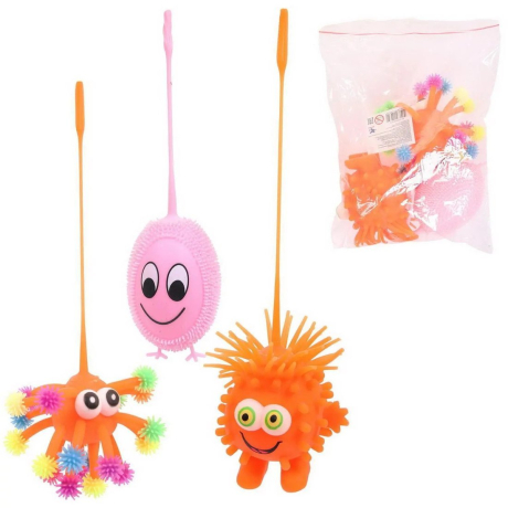 Набор игрушек-антистресс. Мялки-пушистики SQUISHY со световыми эффектами