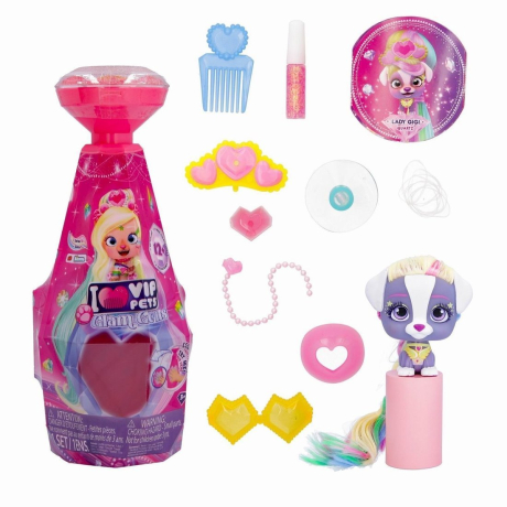 Фигурка VIP Pets GLAM GEMS Модные щенки Lady Gigi