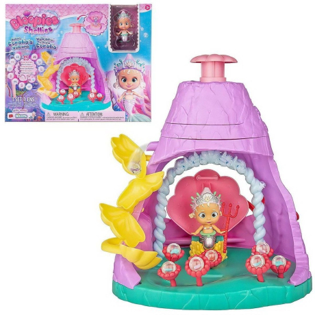 Игровой набор Toys Bloopies Shellies с вулканом + русалочка