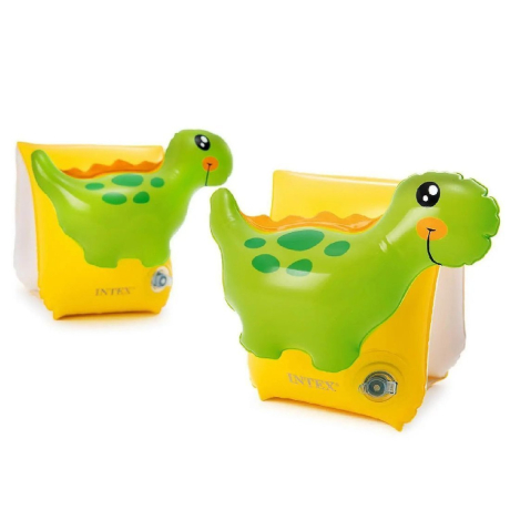 ДЕФЕКТ УПАКОВКИ Нарукавники Динозавр, 3-6 лет, 23x20 см