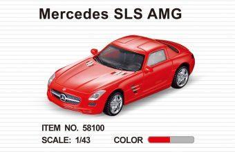 Машина мет. 1:43 Mercedes SLS