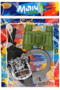 Игровой набор Полиция, в комплекте предметов 4шт