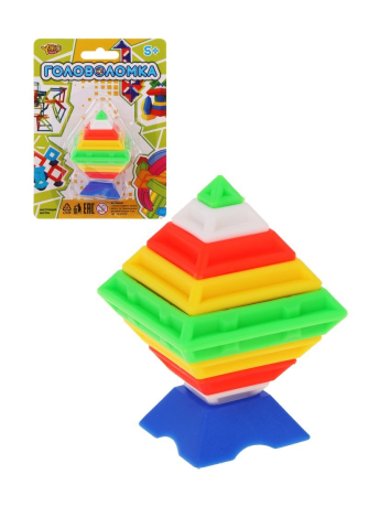 Головоломка Пирамидка инструкц., блистер