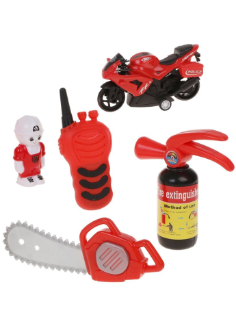 Набор Пожарного, предметов 5шт., пакет