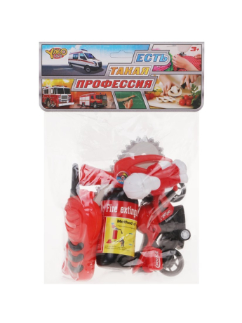 Набор Пожарного, предметов 5шт., пакет