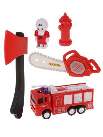 Набор Пожарного, предметов 5шт., пакет