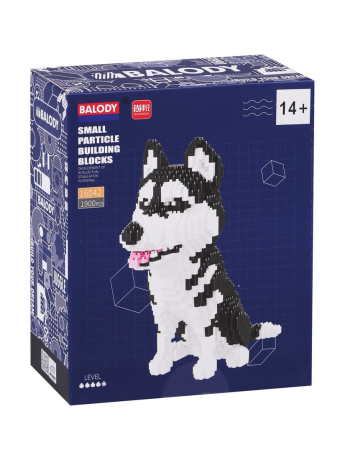 Конструктор хаски, мини блоки, 1900 дет., коробка