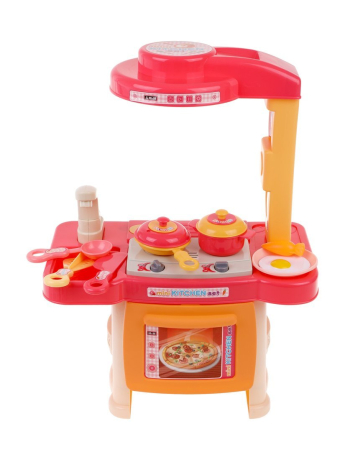 Игровой набор "Кухня", свет, звук, 25 предм., эл. пит. ААх2, не вх. в компл., коробка